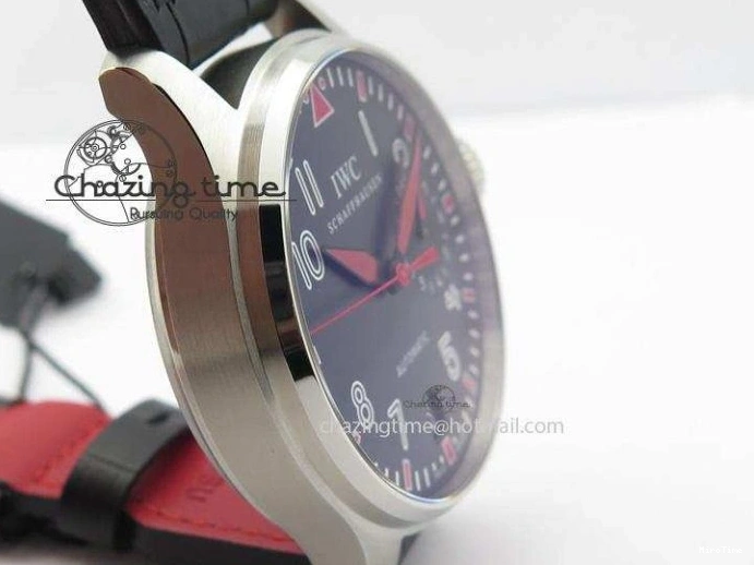 MIROTIME 0101 RelaxedFit Big Pilot Real PR IW500435 “Muhammad Ali” ZF Best Edition On Black Leather Strap A 7295